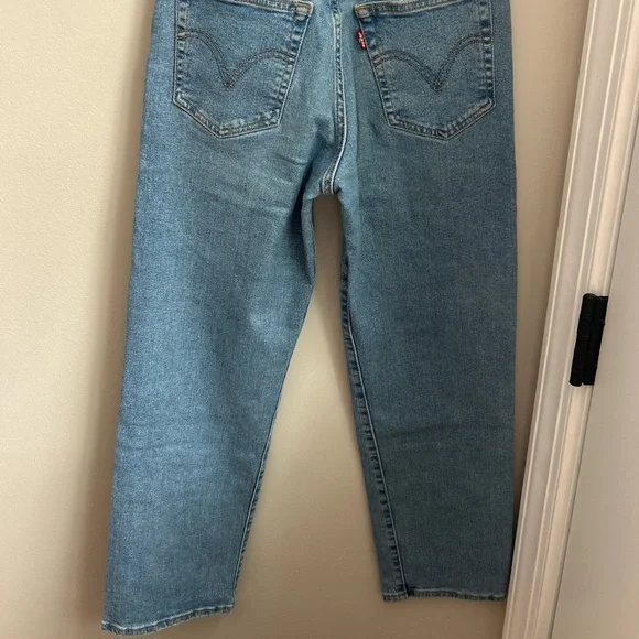 Levi’s Ribcage Ankle Straight Jeans size 25/27 - Picture 5 of 5